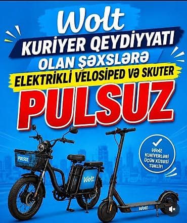 qadinlar üçün evde is: Sürücü-kuryer tələb olunur, Nəqliyyat təmin edilir, Gündəlik ödəniş — 1