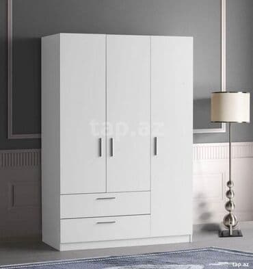Açılan, 3 qapılı Düz dolab, Qarderob, paltar dolabı