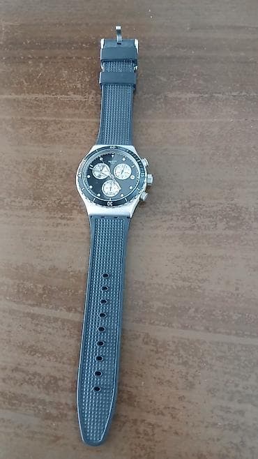 Б/у, Наручные часы, Swatch, цвет - Черный