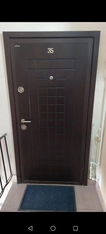 seyfi qapi: Dəmir giriş qapısı ciddi alıcı zəng etsin - Model: tünd qəhvəyi — 1