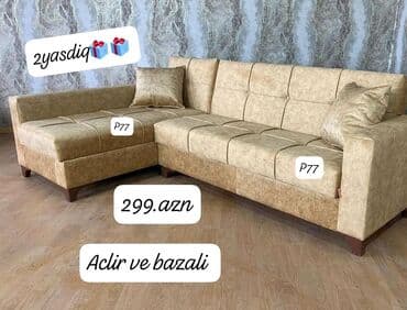 metbex künc divanları: Künc divan, Yeni, Açılan, Bazalı, Parça, Ödənişli çatdırılma — 1