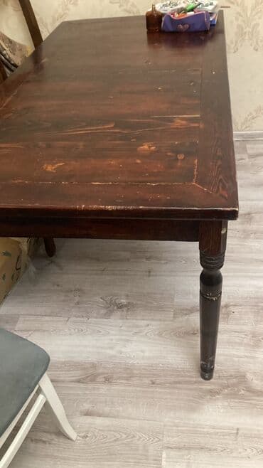 Столы: Гостиный стол, Нераскладной, Дерево, Прямоугольный стол — 4