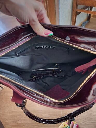 bazar sumkası: Сумка натуральный набук, в хорошем состояние — 3