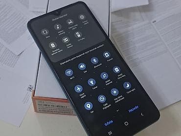 bakida kamera satisi: Samsung Galaxy A02, 32 GB, rəng - Göy, Düyməli, Sensor, Barmaq izi — 2