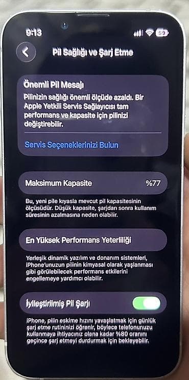 hard disk satisi: IPhone 13, 128 GB, Ağ, Face ID — 3