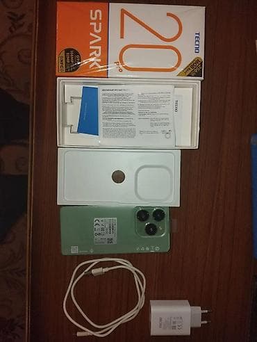tecno slim: Tecno Spark 20 Pro, 256 GB, rəng - Yaşıl, Sənədlərlə — 1
