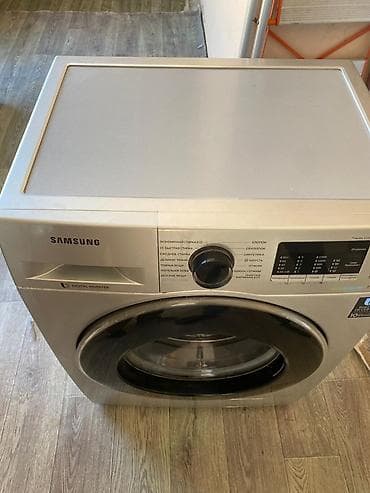 transpalet servisi: Samsung paltaryuyan maşın – EcoBubble, 7 kq - Ön yükləməli, gümüşü — 4