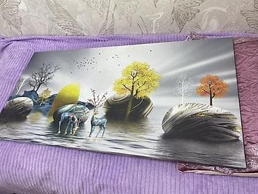 Dekorativ divar tablo/şəkil Ketan - Mövzu: Fantastik təbiət