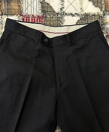 yun şalvar: Qara klassik şalvar – WERTHER, ölçü 46 - Rəng: dərin qara - Kəsim — 2