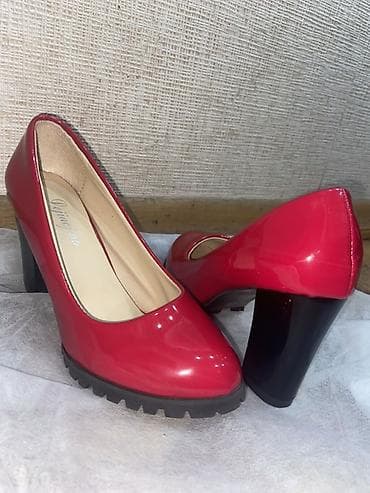 qadinlar: Ölçü: 36, rəng - Qırmızı, İşlənmiş — 2