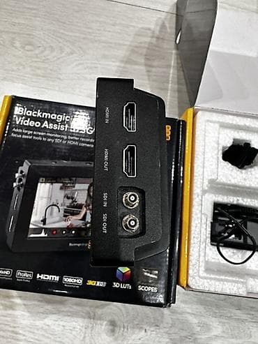 ipad 14 pro: Blackmagic Design Video Assist 5" monitor-rekorder - 5 düymlük — 10