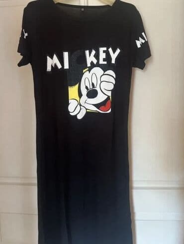 Kürklər: Don 18 azn alınıb 12 azn satılır Mickey Mouse temalı dəst - Qara — 2