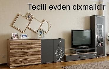 mebiler: İşlənmiş, Komod, TV altlığı, Rəf — 1