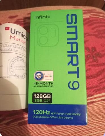 ipad 9 ikinci el: Infinix Smart 9 HD, 128 ГБ, цвет - Черный, Гарантия, С документами, Сенсорный — 1