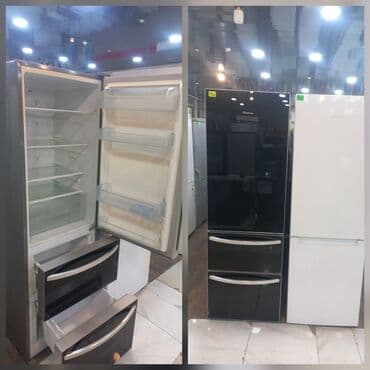 İşlənmiş 3 qapılı Hisense Soyuducu Satılır, rəng - Qara