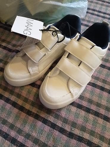 ağ sandallar: Rəng - Ağ Krossovkalar, Ölçü: 30, Uniseks — 7