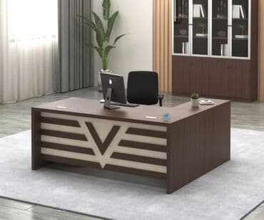 Ofis üçün rəhbər masasının dəsti. kreslo daxil deyil - Material