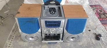 mini xaladennik: Super Sunny SS-28K ev audiosistemi - 3 hissəli mini mərkəz: iki taxta — 1