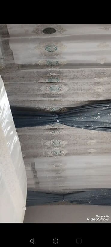 muncuq pərdə: İşlənmiş, Vilyur Pərdə, rəng - Ağ, Ödənişli çatdırılma — 11