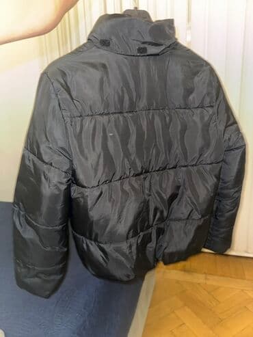 uzun kurtqa: Qara rəngli qısa model şişmə qış gödəkçəsi - Rəng: Dərin qara - — 2