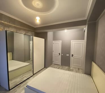 zığ kirayə evlər: 2 otaqlı, 12-ci mərtəbə, tam təmirli mənzil Tam əşyalı: kondisioner — 1