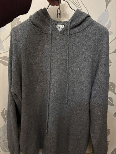 qaqa geyimi: Мужская толстовка, Zara, цвет - Серый — 1