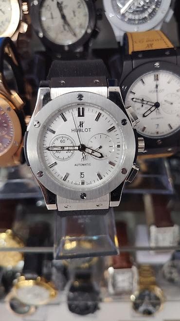 Hublot tərzində avtomatik kişi qol saatları - Korpus: Qara və ya — 6