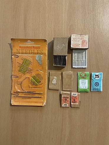 Sovet vaxtindan qalan Tikiş üçün müxtəlif aksesuarlar və alətlər — 1