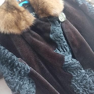 geyimler qadin: IMPERIA FURS qadın qirxilmish mink (стриженая норка) kürk montosu — 3