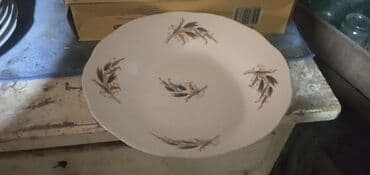 kafel və metlax: Boşqablar, rəng - Ağ, Farfor — 2