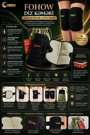 Fohow Faradoterapevtik Diz Kəmərinin Əsas Faydaları: Təbii — 5
