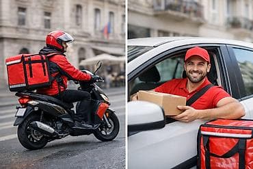 Moto-kuryer tələb olunur, Ayda 2 dəfə ödəniş, Təcrübəsiz