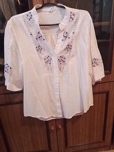 Другая женская одежда: Ağ rəngli qadın köynəyi/bluz - Brend: OXXO (etiketdə) - Parça: yüngül — 1