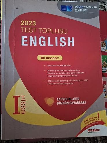 İngilis dili Testlər 11-ci sinif, DİM, 1-ci hissə, 2023 il