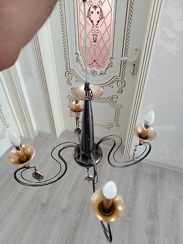cıraq: Çılçıraq, 5 lampa, Metal — 3