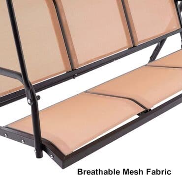 садовые качели: Новый, Диван-качели, С зонтиком — 2