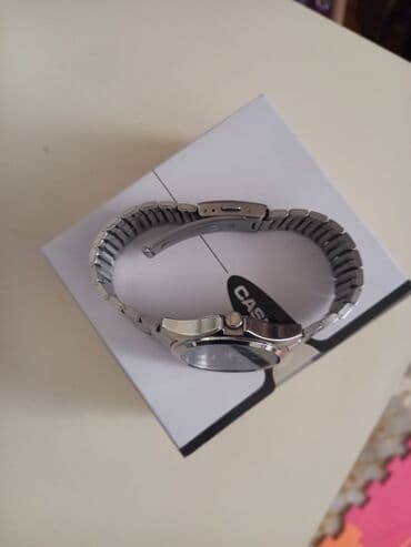 где можно продать серебро в баку: Б/у, Наручные часы, Casio, цвет - Серебристый — 2