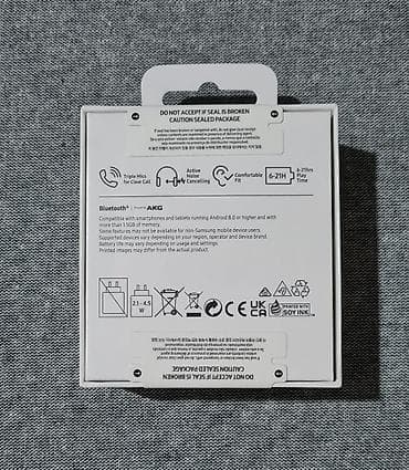 realme gt master: Yeni Simsiz (Bluetooth) Qulaqcıqlar, Samsung, rəng - Ağ — 3