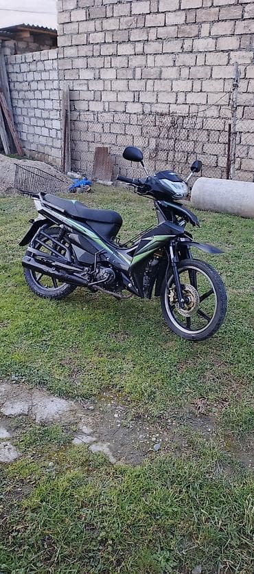 moped alıram: Moped/motosiklet – Qezet tipli (underbone) model - Rəng: qara-yaşıl - — 5