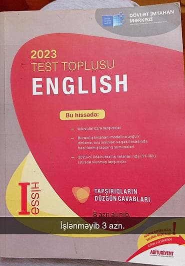dini kitab: İngilis dili Testlər 11-ci sinif, DİM, 1-ci hissə, 2023 il — 1