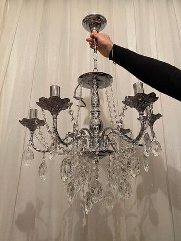 cılcıraq: Çılçıraq, 5 lampa, Metal — 2