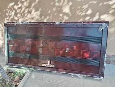 Metal giriş qapısı və qutu - Material: metal (polad konstruksiya)