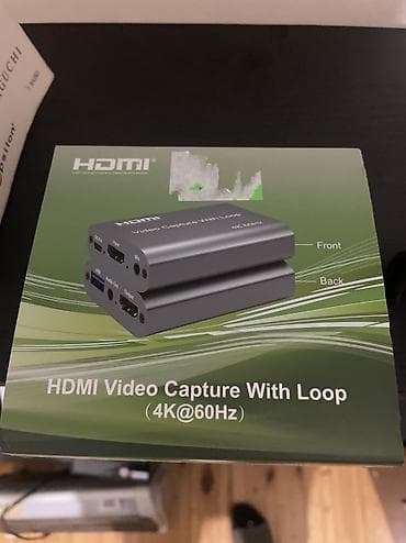 televizor hdmi: HDMI Video Capture with Loop – 4K@60Hz Capture card Yenidir, bir iki — 5