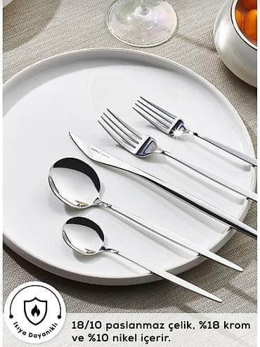 sufre: Porto Elegance 60 Parça 12 Nəfərlik Çəngəl-Qaşıq-Bıçaq Dəsti - — 4
