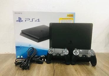 iphon 5: Sony PlayStation 4 2 adad DualShock 4 pult Üzərində bir neçə oyun var — 1