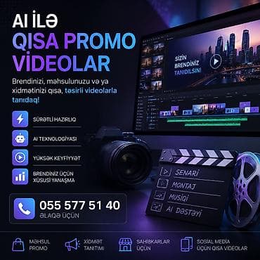 video editor: AI ilə qısa promo videolar hazırlanması xidməti Brendinizi — 1