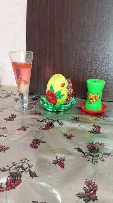 Dekorativ suvenir dəsti - Müxtəlif materiallardan hazırlanmış 7 ədəd