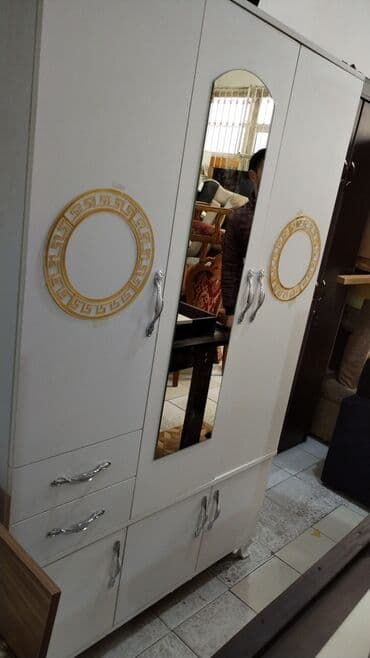 gerkules qiymeti: Yeni, Açılan, 4 qapılı Düz dolab, Qarderob, paltar dolabı, Azərbaycan — 10