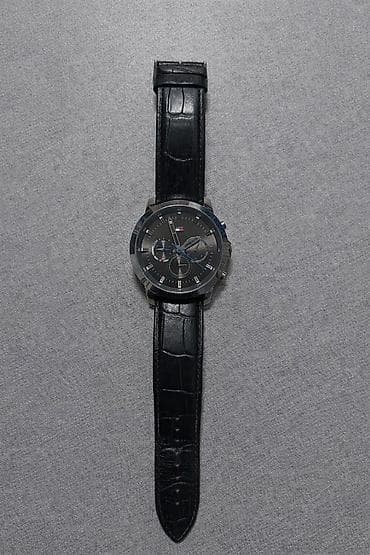 saat şamdan: Tommy Hilfiger kişi üçün original qol saatı, ideal vəziyyətdədir — 1