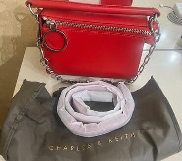 Yeni Charles and Keith tote bag. Amerikadan hediyye getirilib. Oz